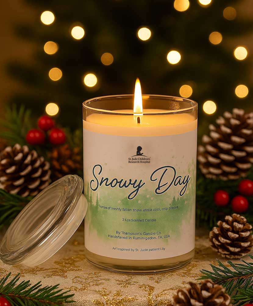 Primary image St. Jude Snowy Day 24 oz. Candle